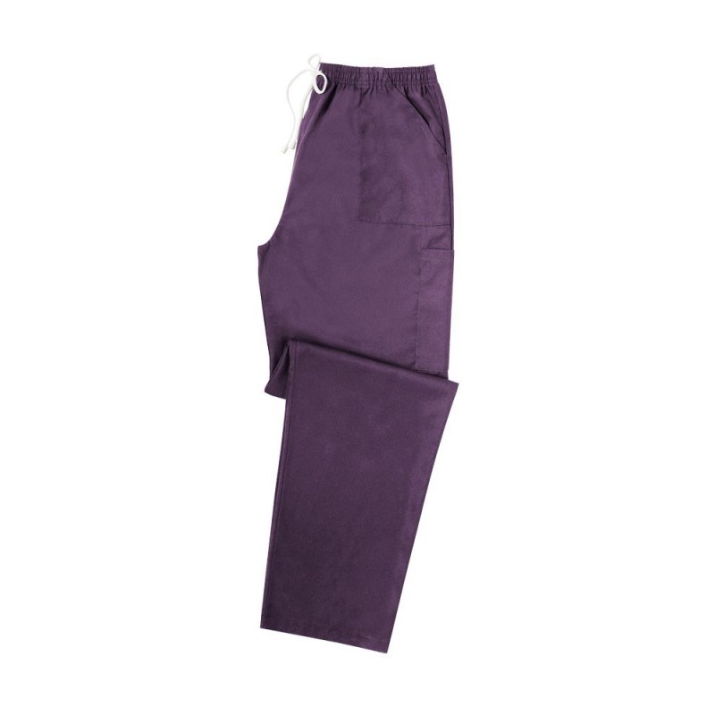 Smart scrub cargo trousers for professionals working within a busy medical environment.
Incorporating a fully elasticated waist with a convenient drawcord for a secure fit with comfort and also featuring two hip pockets with one side pocket. Available in a range of colours and sizes.