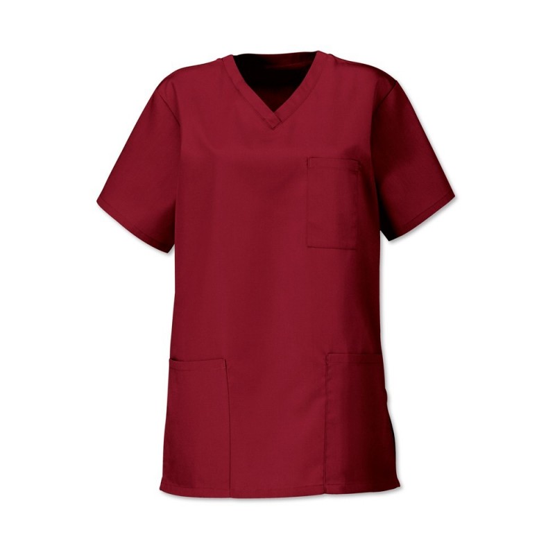 A practical and versatile unisex scrub tunic for healthcare professionals. This popular professional healthcare scrub tunic is a lightweight, comfortable, quality unisex scrubs in a practical design for easy and comfortable wear. Including side vents for a better fit against the hip and two hip and one chest pocket. Available in various colours and sizes.