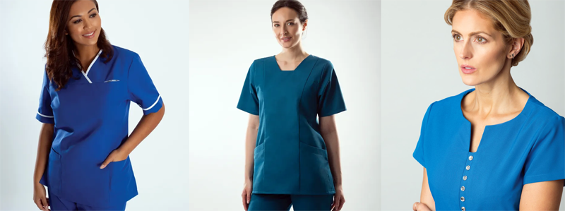 Our full range of high-quality and practical women's healthcare uniform tunics. We offer a comprehensive range of high-quality, true-fitting expertly made women's tunic uniforms. Our tunics and uniform range have proven to be extremely popular with busy professionals working within a multitude of industries. Our garments are perfect for those working in healthcare, leisure, beauty, and hospitality. All of our distinct tunics are manufactured to the highest standards never compromising on quality giving the wearer longevity of use with durability, comfort, and style. The tunics we offer are available in a range of sizes and colours.